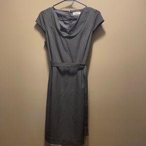 Calvin Klein Business Professional Gray dress women’s size 8 petite